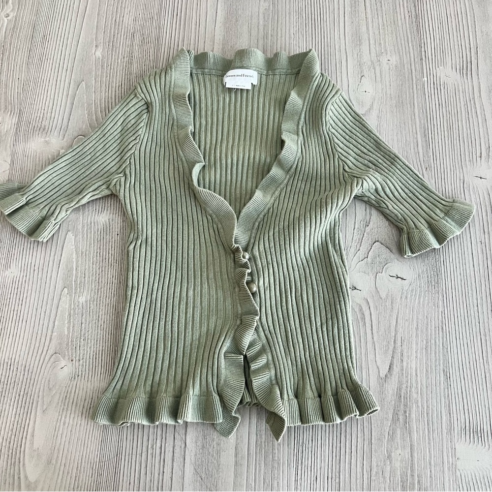 Lovers + Friends Sage Ribbed Knit Top